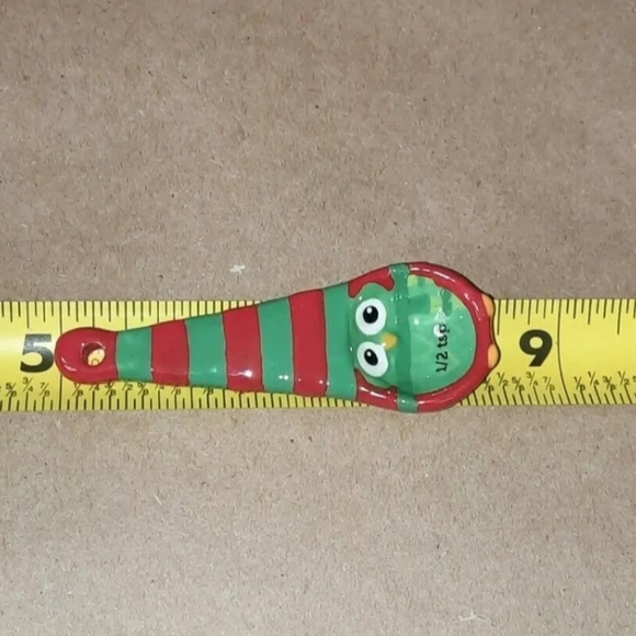 Pier 1 Christmas Owl Measuring Spoons 1 tsp - 1/2 tsp - Picture 5 of 6